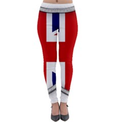 Flag Union Jack Uk British Symbol Lightweight Velour Leggings by Sapixe