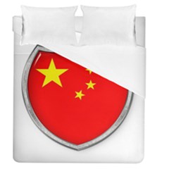 Flag China Country Nation Asia Duvet Cover (queen Size)