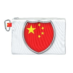 Flag China Country Nation Asia Canvas Cosmetic Bag (large)