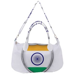 Flag India Nation Country Banner Removal Strap Handbag by Sapixe