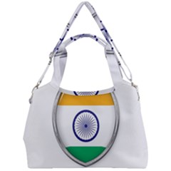 Flag India Nation Country Banner Double Compartment Shoulder Bag