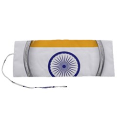 Flag India Nation Country Banner Roll Up Canvas Pencil Holder (s)