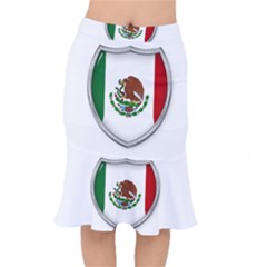 Flag Mexico Country National Short Mermaid Skirt