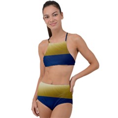 Colombia Flag Country National High Waist Tankini Set by Sapixe