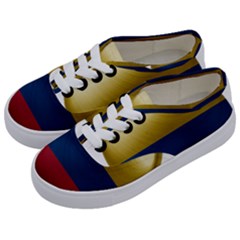 Colombia Flag Country National Kids  Classic Low Top Sneakers by Sapixe