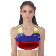 Venezuela Flag Country Nation Sports Bra by Sapixe