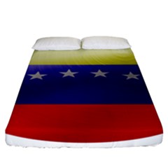 Venezuela Flag Country Nation Fitted Sheet (king Size)