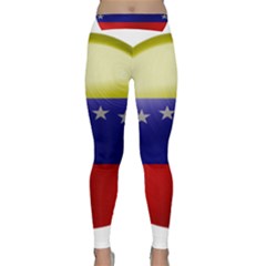 Venezuela Flag Country Nation Classic Yoga Leggings by Sapixe