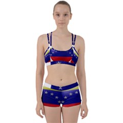 Venezuela Flag Country Nation Perfect Fit Gym Set by Sapixe