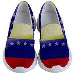 Venezuela Flag Country Nation Kids  Lightweight Slip Ons