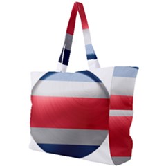 Costa Rica Flag Country Symbol Simple Shoulder Bag