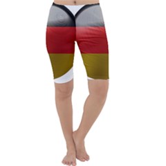 Germany Flag Europe Country Cropped Leggings 