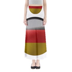 Germany Flag Europe Country Full Length Maxi Skirt