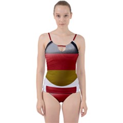 Germany Flag Europe Country Cut Out Top Tankini Set by Sapixe