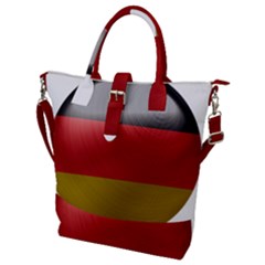 Germany Flag Europe Country Buckle Top Tote Bag