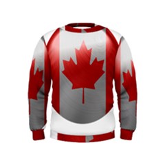 Canada Flag Country Symbol Nation Kids  Sweatshirt