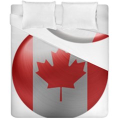 Canada Flag Country Symbol Nation Duvet Cover Double Side (california King Size) by Sapixe