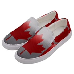 Canada Flag Country Symbol Nation Men s Canvas Slip Ons