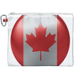 Canada Flag Country Symbol Nation Canvas Cosmetic Bag (xxxl)