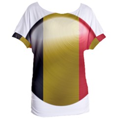 Belgium Flag Country Europe Women s Oversized Tee by Sapixe