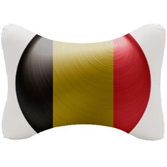 Belgium Flag Country Europe Seat Head Rest Cushion by Sapixe