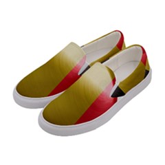 Belgium Flag Country Europe Women s Canvas Slip Ons