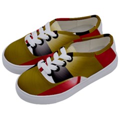 Belgium Flag Country Europe Kids  Classic Low Top Sneakers by Sapixe