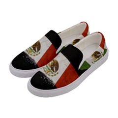 Flag Mexico Country National Women s Canvas Slip Ons