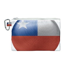 Chile Flag Country Chilean Canvas Cosmetic Bag (medium)