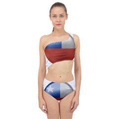 Chile Flag Country Chilean Spliced Up Two Piece Swimsuit by Sapixe