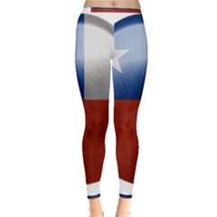 Chile Flag Country Chilean Inside Out Leggings