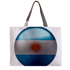 Argentina Flag Country Nation Zipper Mini Tote Bag