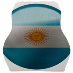 Argentina Flag Country Nation Car Seat Velour Cushion 