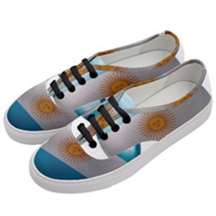 Argentina Flag Country Nation Women s Classic Low Top Sneakers by Sapixe