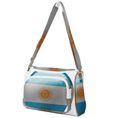 Argentina Flag Country Nation Front Pocket Crossbody Bag