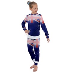 Australia Flag Country National Kids  Long Sleeve Set 