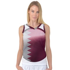 Qatar Flag Country Nation National Women s Basketball Tank Top by Sapixe