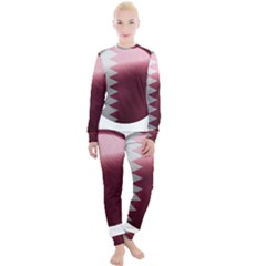 Qatar Flag Country Nation National Women s Lounge Set