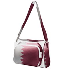 Qatar Flag Country Nation National Front Pocket Crossbody Bag by Sapixe