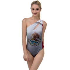 Mexico Flag Country National To One Side Swimsuit by Sapixe