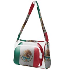 Mexico Flag Country National Front Pocket Crossbody Bag by Sapixe