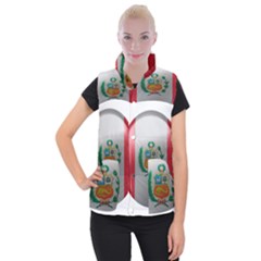 Peru Flag Country Symbol Nation Women s Button Up Vest by Sapixe