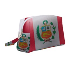 Peru Flag Country Symbol Nation Wristlet Pouch Bag (medium) by Sapixe