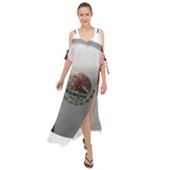 Flag Home Country National Symbol Maxi Chiffon Cover Up Dress
