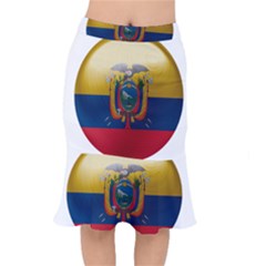 Ecuador Flag Ecuadorian Country Short Mermaid Skirt