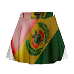 Bolivia Flag Country National Mini Flare Skirt