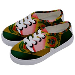 Bolivia Flag Country National Kids  Classic Low Top Sneakers by Sapixe