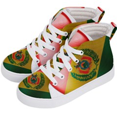 Bolivia Flag Country National Kids  Hi-top Skate Sneakers