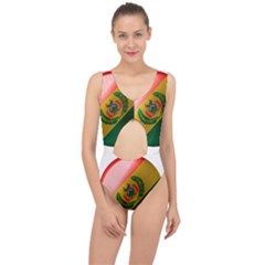 Bolivia Flag Country National Center Cut Out Swimsuit by Sapixe