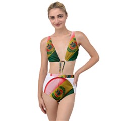 Bolivia Flag Country National Tied Up Two Piece Swimsuit